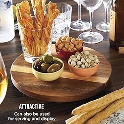 Copco 5273960 Acacia Wood Lazy Susan, 10-Inch