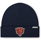 FOCO NFL Mens NFL Team Logo Basic Beanie Hat