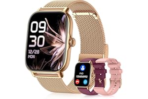 Smart Watch for Women Men - Answer/Make Call, IP68 Waterproof Fitness Tracker Watch with Sleep Monitor Activity Step Counter 