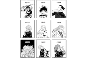 Bigwig Prints Jujutsu Kaisen Poster Set - Manga Art Anime Wall, JJk Poster, Jujutsu Kaisen Wall Art, Gojo Satoru Poster, Juju