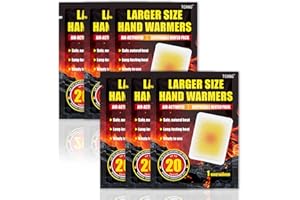 Hand Warmers - Up to 20 Hours of Heat - 6/20/50/100 Pack Super Long Lasting Air Activated Disposable Warmers, All Natural & P