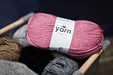 KORBOND Yarn Black Double Knit Acrylic Wool 2 x 100g DK Crochet Knitting view 4