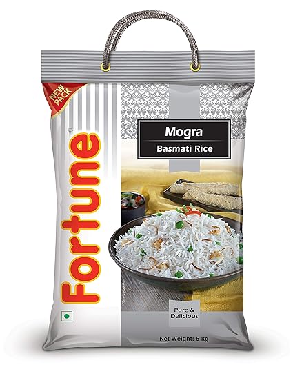 Fortune Mogra Basmati Rice, 5 kg (Broken Rice)