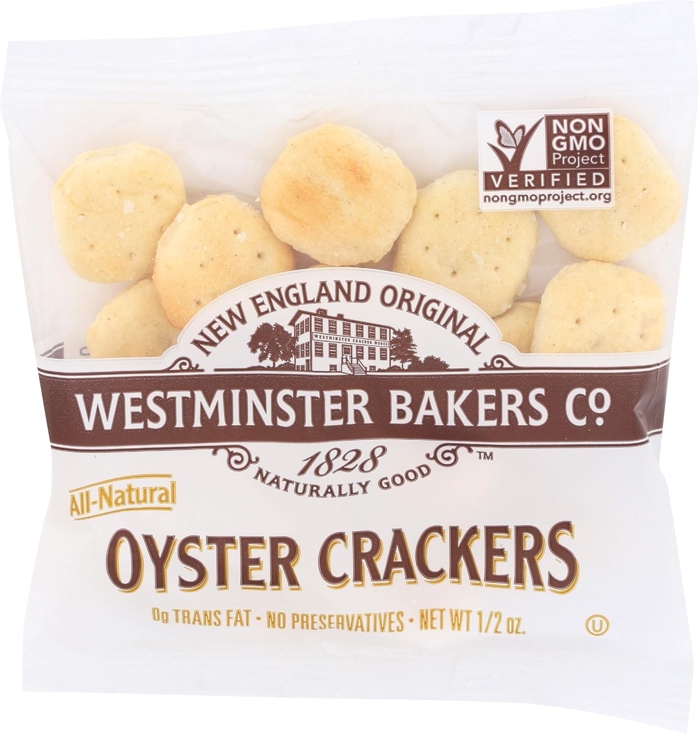 Amazon.com: Westminster Cracker, Crackers Oyster Single Serve, 0.5 Ounce