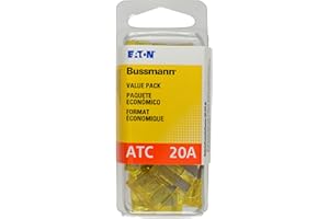 Bussmann (VP/ATC-20-RP) Yellow 20 Amp 32V Fast Acting ATC Blade Fuse, (Pack of 25)