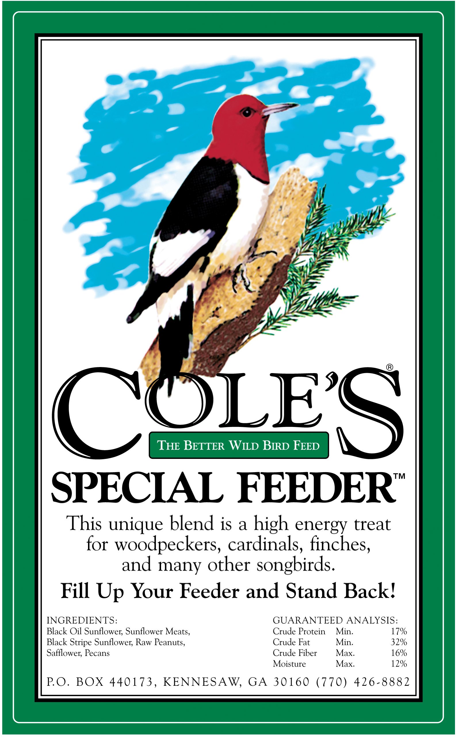 Cole’s SF20 Special Feeder Bird Seed, 20Pound Petz Bitz Pets Shop