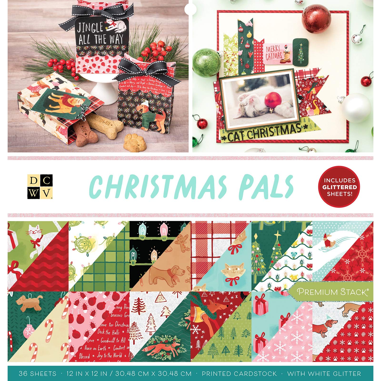 CARDSTOCK Stack 12" Xmas PALS