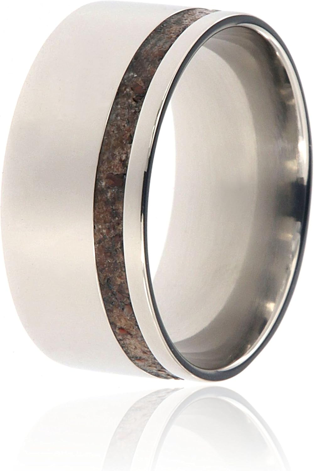 Dinosaur Bone Wedding Ring Handcrafted With Dinosaur Bone Wedding Band Usa Comfort Fit Amazon Com