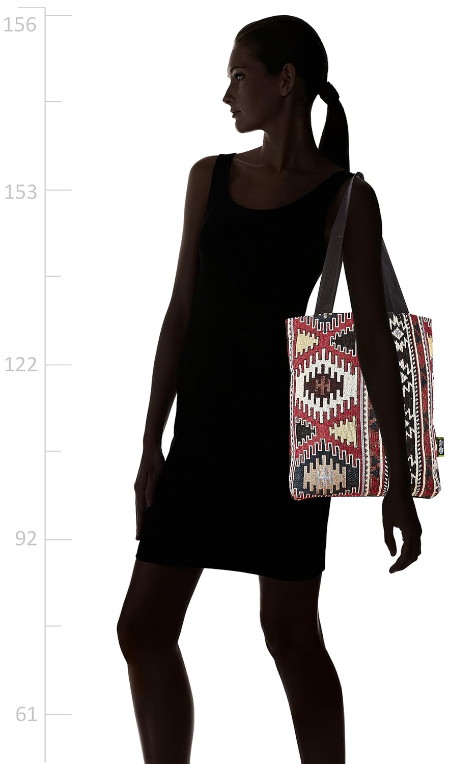 kanvas katha women's jacquard tote (kkjb007)