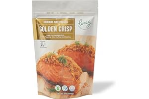 PEREG Bread Crumbs (12oz) - Golden Crisp Wheat Bread Crumbs - Bread Crumbs for Coating & Stuffing - Coat Burger, Schnitzel, Vegetables, Meatballs - Resealable Packaging
