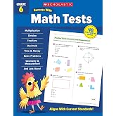 Scholastic Success with Math Tests Grade 6 Workbook