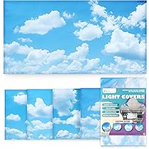 GSM Brands Fluorescent Light Diffuser Covers (Set Of 8) Filters Light For Classrooms And Offices - View #11