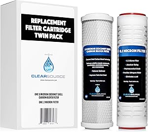 Clearsource Replacement Filter Twin Pack with 0.2 Micron Filtration