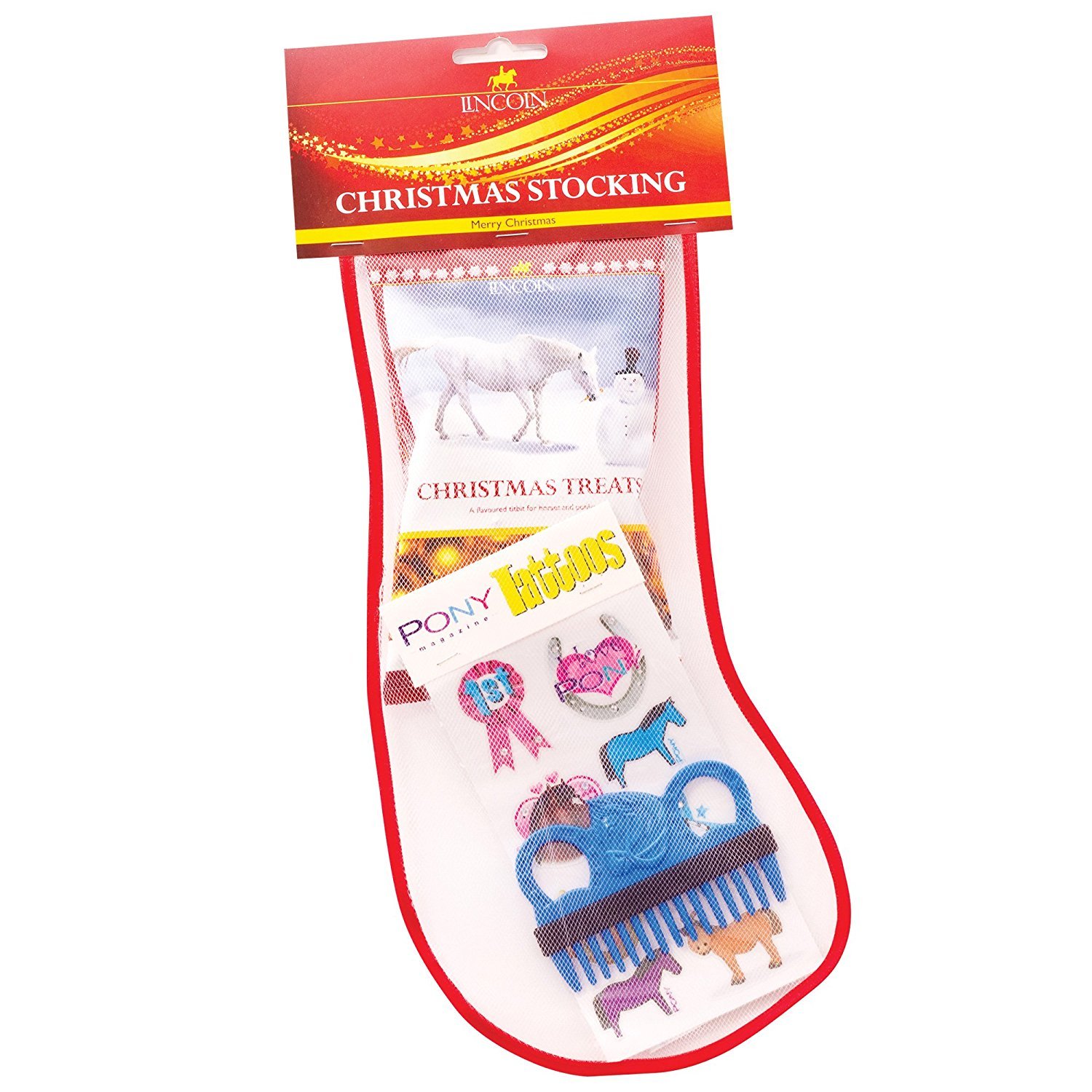 Lincoln Pony Mad Stocking Christmas
