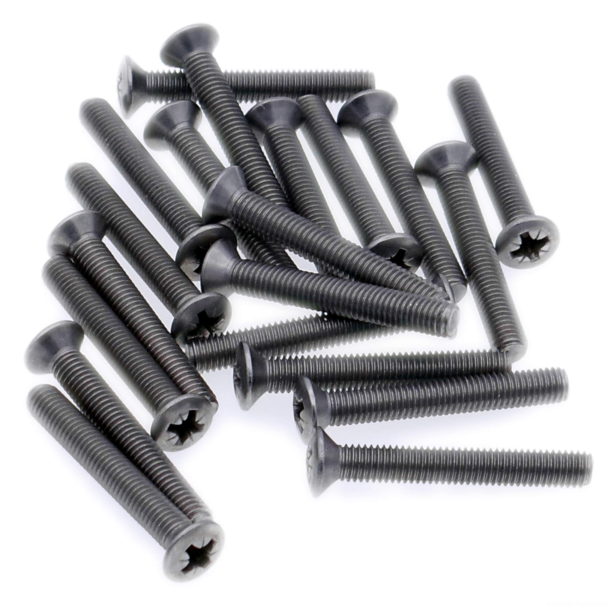 M2 (2mm x 6mm) Pozi Raised Countersunk Machine Screw (Bolt) - Stainless Steel (A2) (Pack of 20)