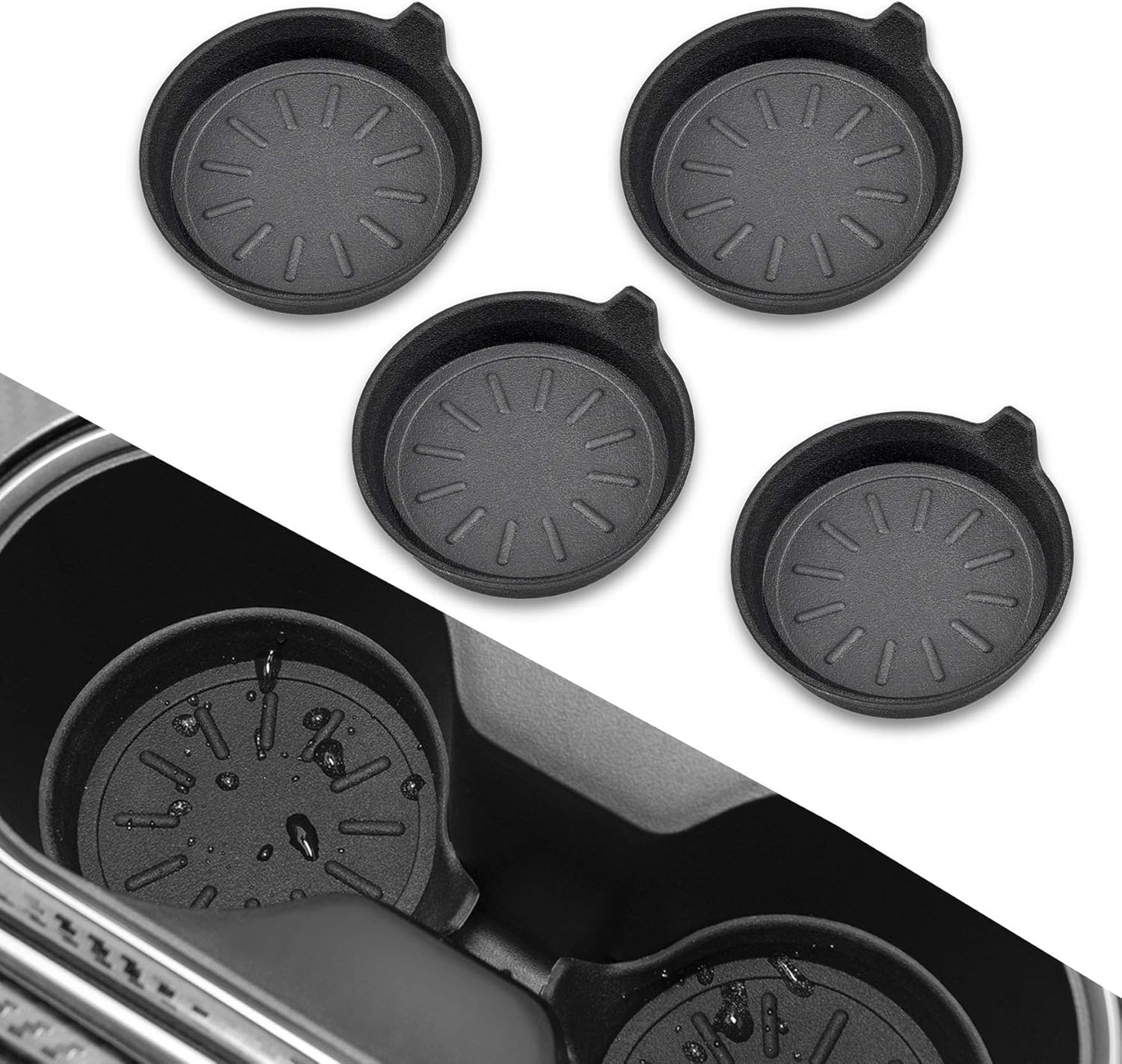 Silicone Coasters for Cup Holders Insert , Car Cup Holder Liner