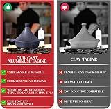 INTIGNIS Tagine Cooking Pot 28cm 4.1L Nonstick Coating Universal Hob view 4