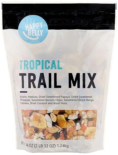AMAZON BRAND – HAPPY BELLY TROPICAL, TRAIL MIX, 2.75 POUND (PACK OF 1)