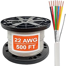 22 Gauge Wire (22 AWG) – 8 Conductor Stranded