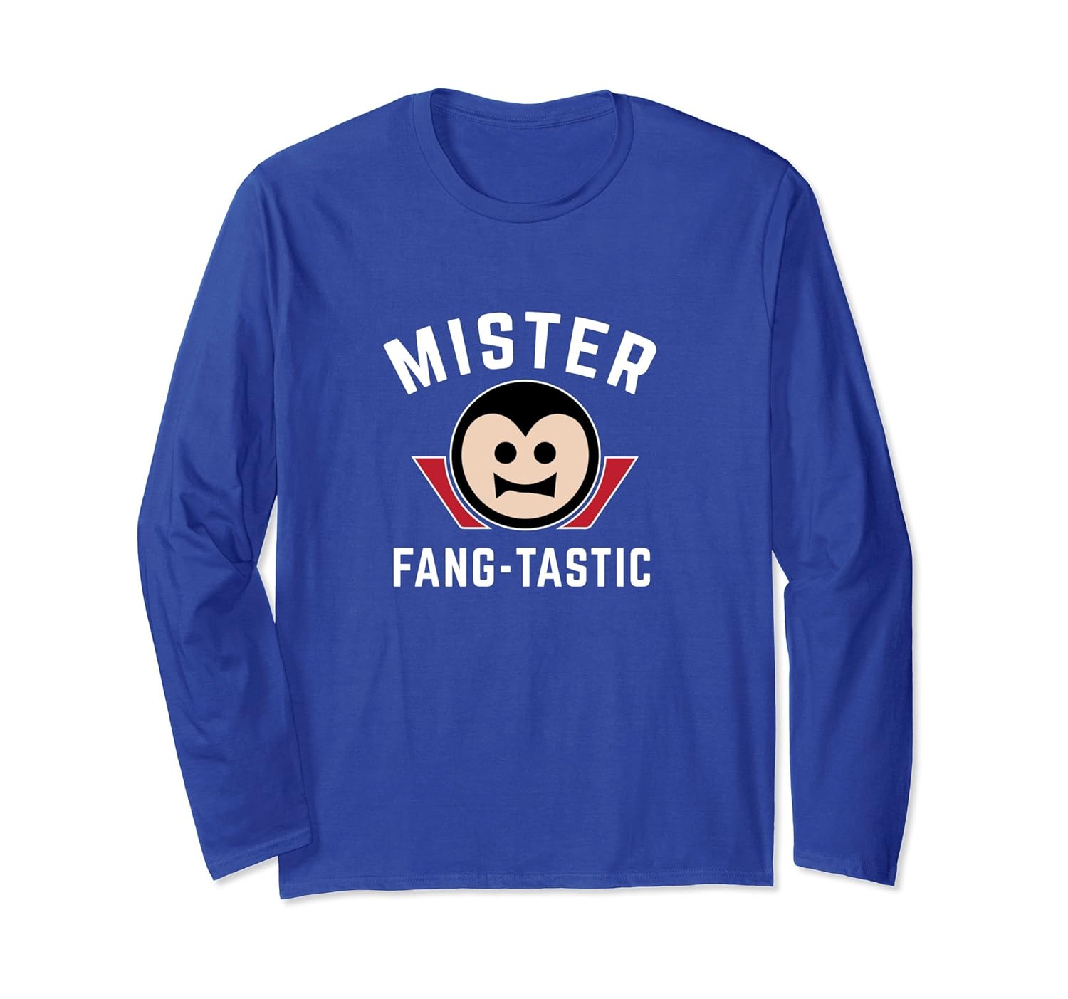 Mister Fangtastic Halloween Long Sleeve-Rose