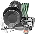 Sluice Fox All-in-One Gold Panning Kit with Portable Sluice – Featuring Miners Moss, Gold Trap Mat, Classifier, and Tote Backpack for Streamlined Gold Prospecting