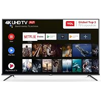TCL 138.78 cm (55 inches) AI 4K UHD Certified Android Smart LED TV 55P8E Elite (Black) | Farfield Voice Search