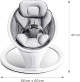 Munchkin Electric Baby Swing Bluetooth Enabled Rocker White view 6
