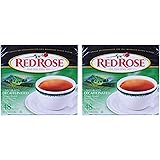 Red Rose Naturally Decaffeinated Tea 48-Count Boxes (Pack of 2)