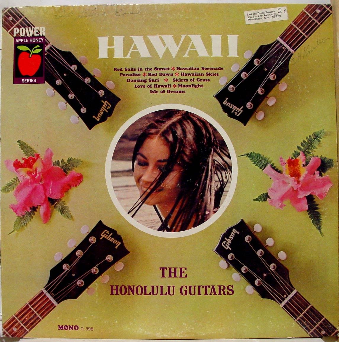 The Honolulu Guitars THE HONOLULU GUITARS HAWAII vinyl record