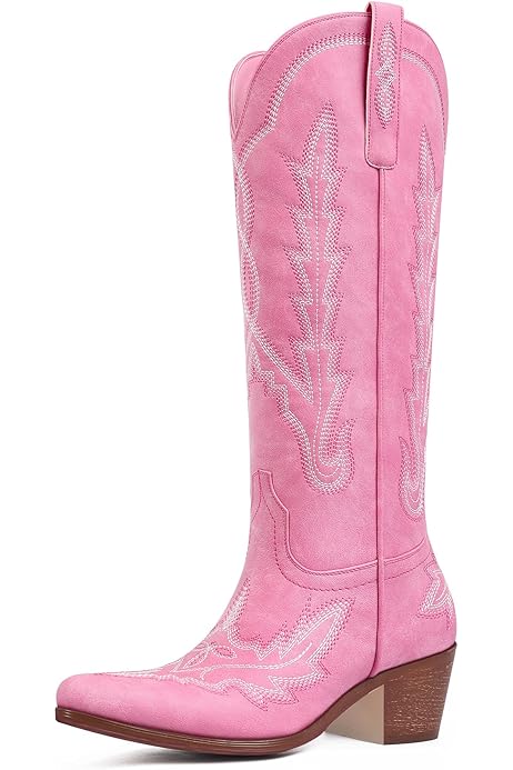 Ladies Boots Amazon Uk Cowboy Boots Western Rollda Cowboy Boots