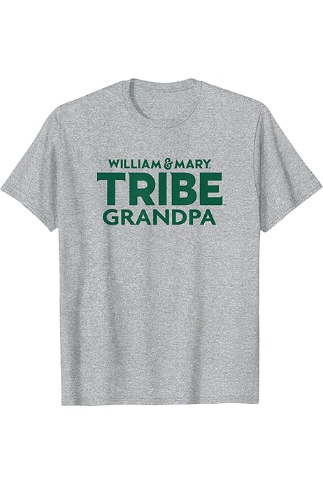 Amazon.com : William \u0026 Mary Griffins Grandpa T-Shirt : Sports \u0026 Outdoors