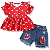 NZRVAWS Girl Clothes Toddler Girls Summer Outfit Heart Tank Top+Pink Shorts 2 Piece Clothing for Girl 1 2 3 4 5 6 7 T