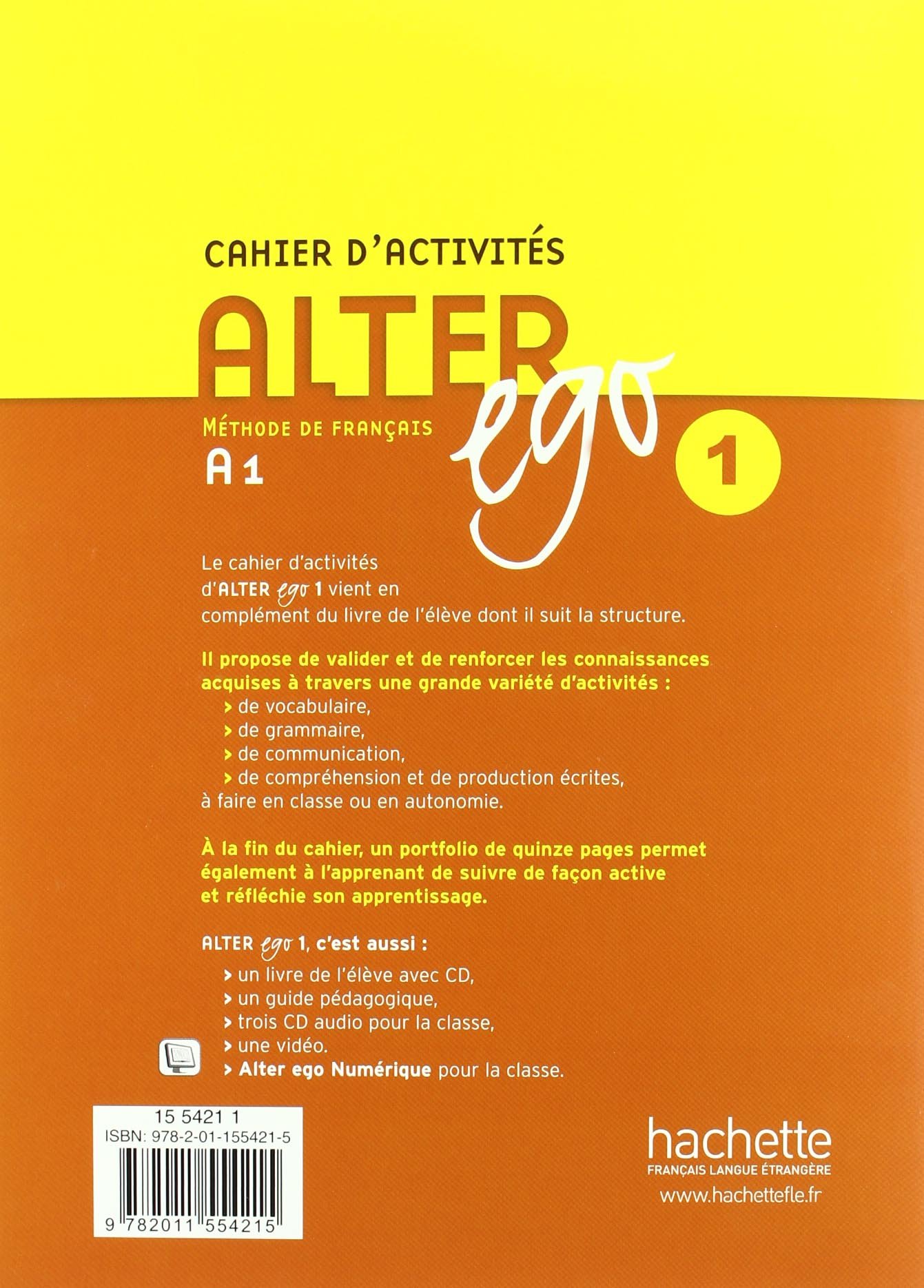 Alter Ego Niveau A1 Cahier D Exercices Cahier D Exercices 1 Vol 1 Methode De Francais Amazon Es Vv Aa Libros En Idiomas Extranjeros