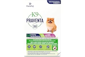 Parapet K9 Praventa 360 for Small Dogs, 6 Tubes