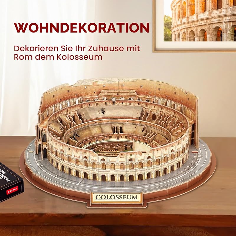 3D Puzzle, Kolosseum,Italien, Architekturmodell, 163 Teile