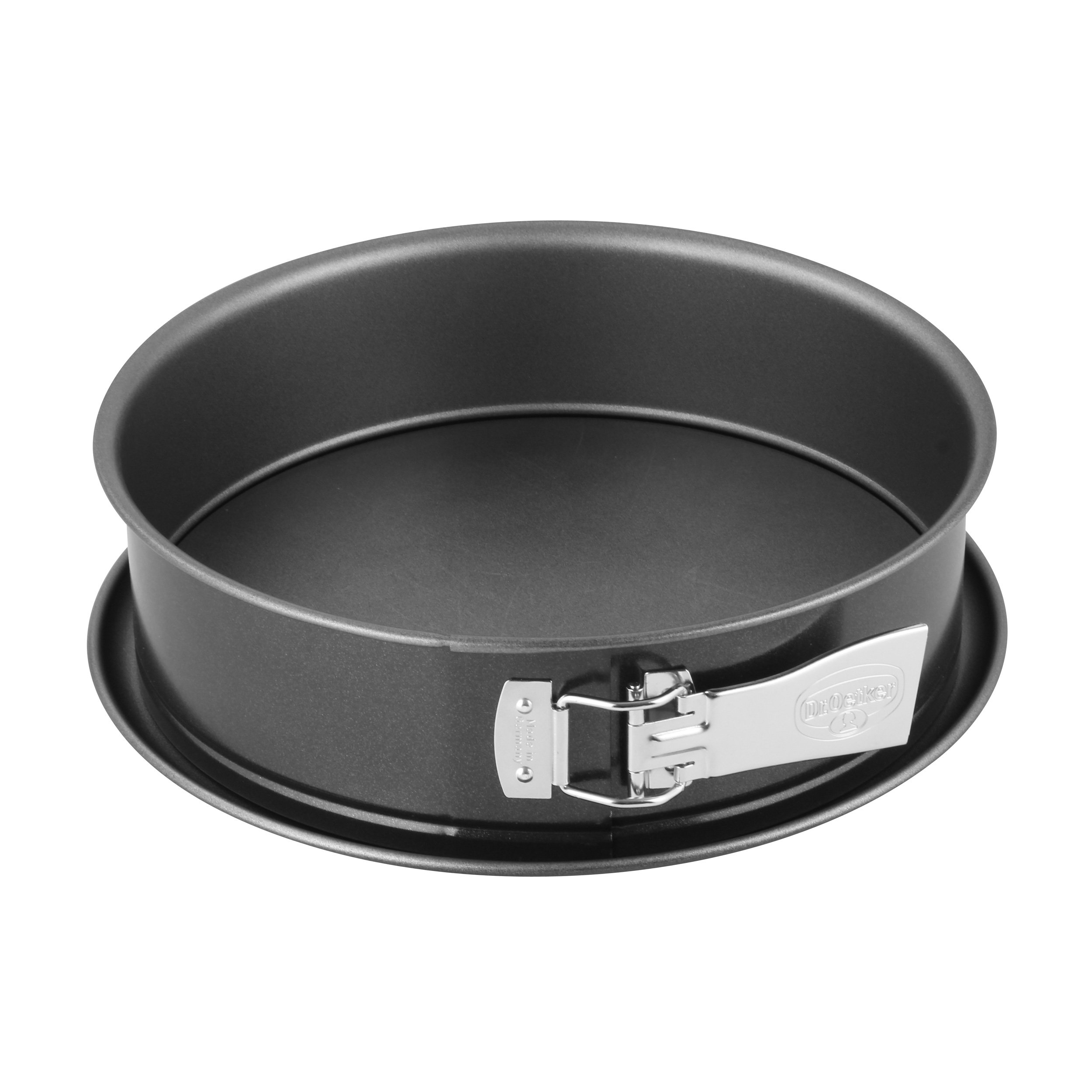 Dr.Oetker "Back-Harmonie Springform with Enamel Server Plate, Enamel, Black, 26 cm
