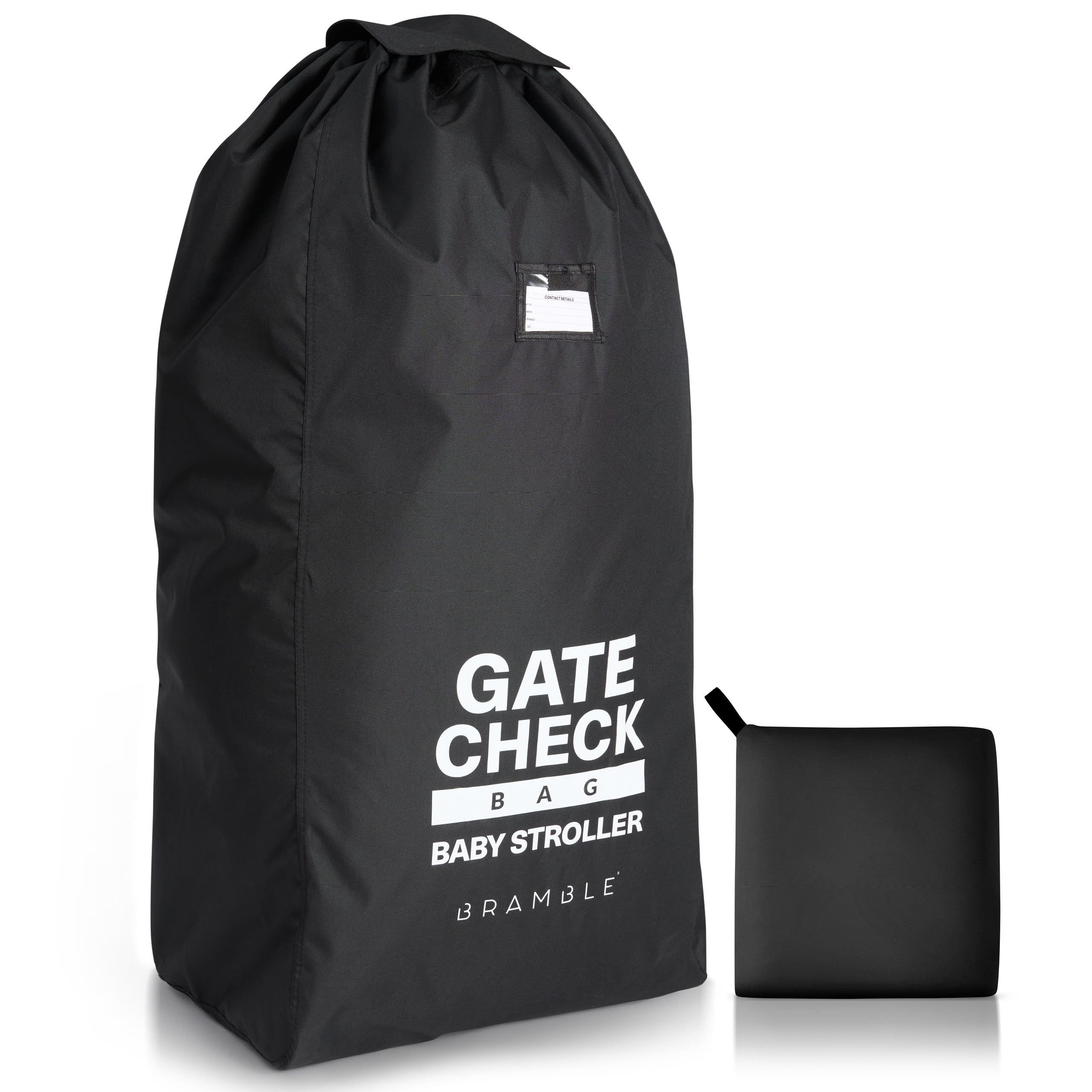 Bramble Large Stroller Bag for Airplane Travel Gate Check in Waterproof 116x53cm (Black)