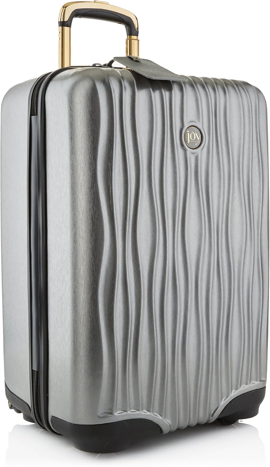 Amazon Com Joy Mangano Hardside Medium Carry On Luggage Platinum