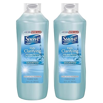 Suav Sh Ess Daily Clrfing Size 30z Suave Shampoo Essencial Daily Clarifying 30z, 2 pack
