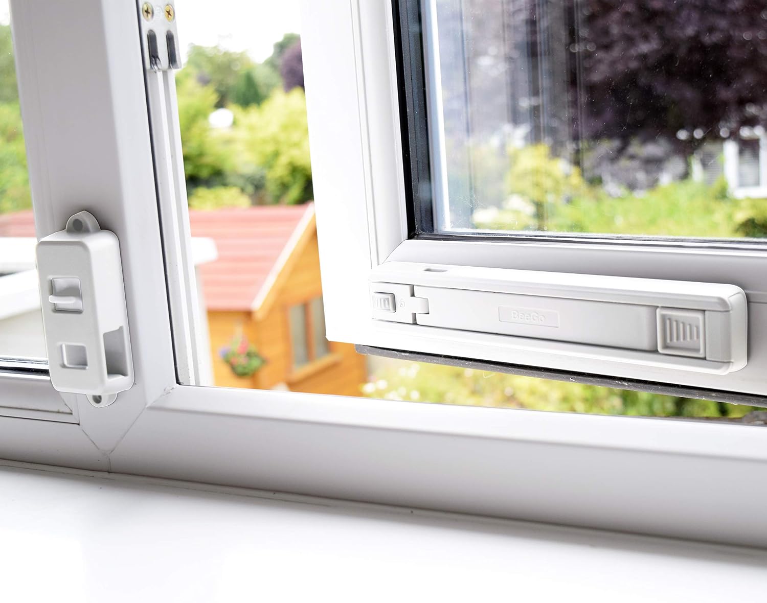 BeeGo® Window Restrictor for UPVC Windows - Child Proofing & Cat Window Guard, White - Image 4