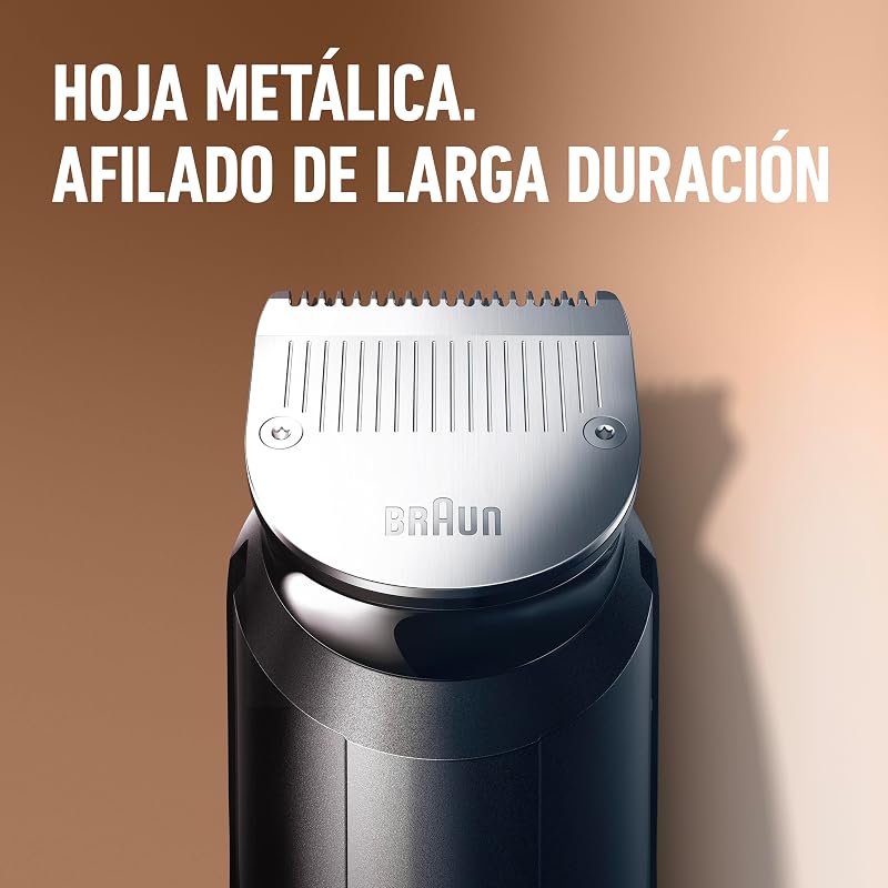 Aparador de barba elétrico king c. gillette pro para homens, mostrador de precisão, 40 comprimentos, lâminas de metal, cabeça lavável e pentes