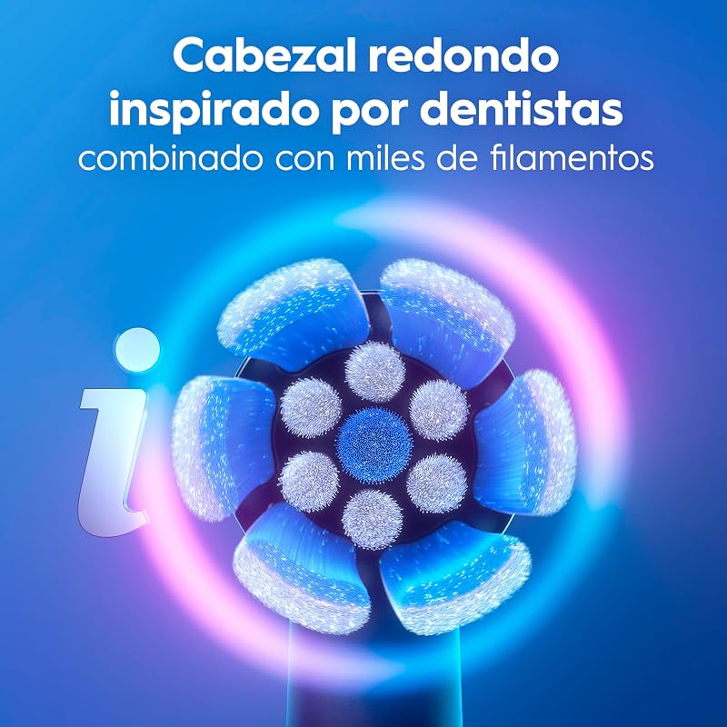 Oral-B iO 2 Forest Green escova de dentes elétrica, 1 cabeça, 1 estojo de viagem, 1 suporte de recarga, 3 modos de escovagem, sensor de pressão e temporizador, desenhado por Braun