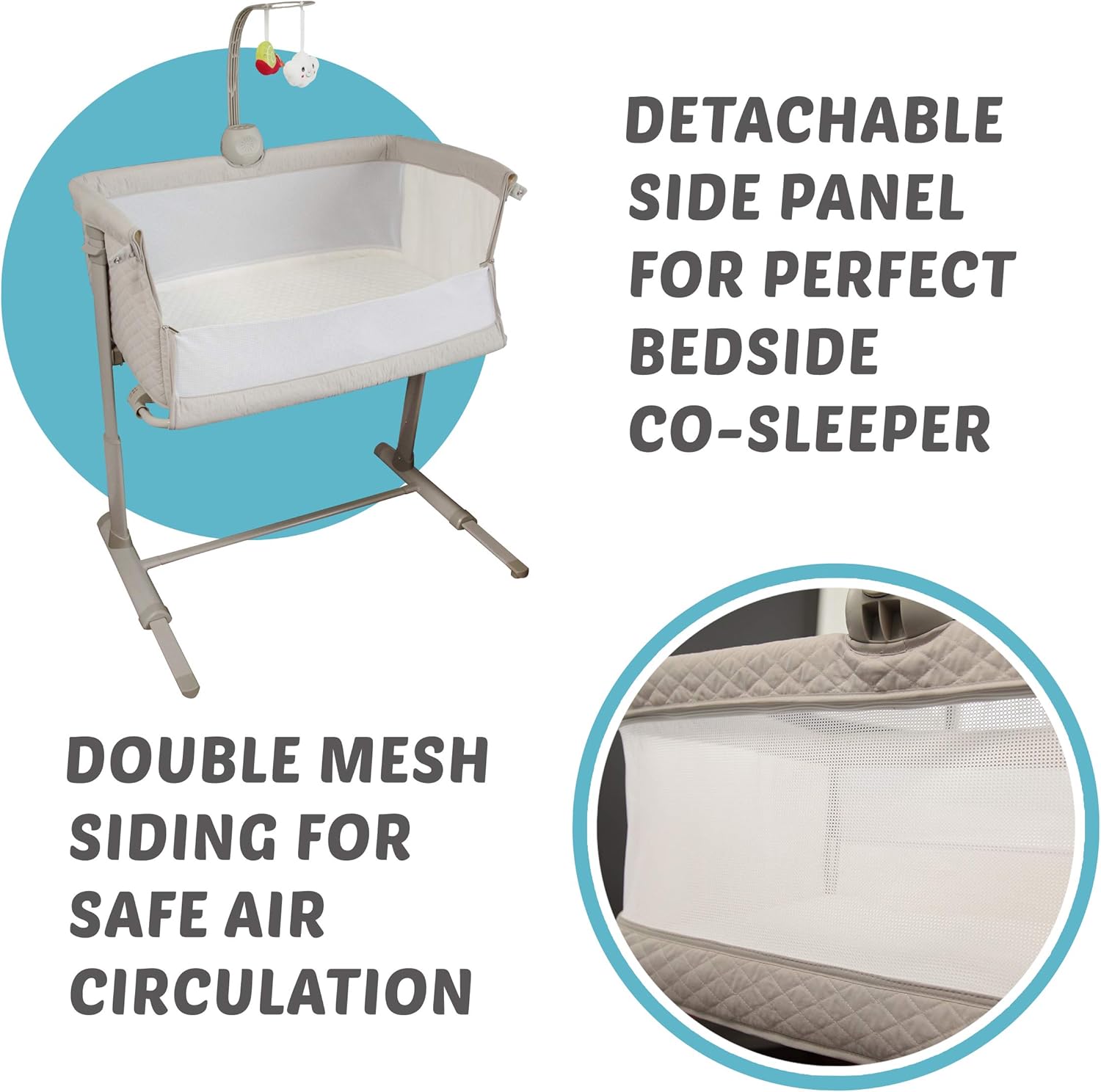 cloud baby bassinet bedside sleeper