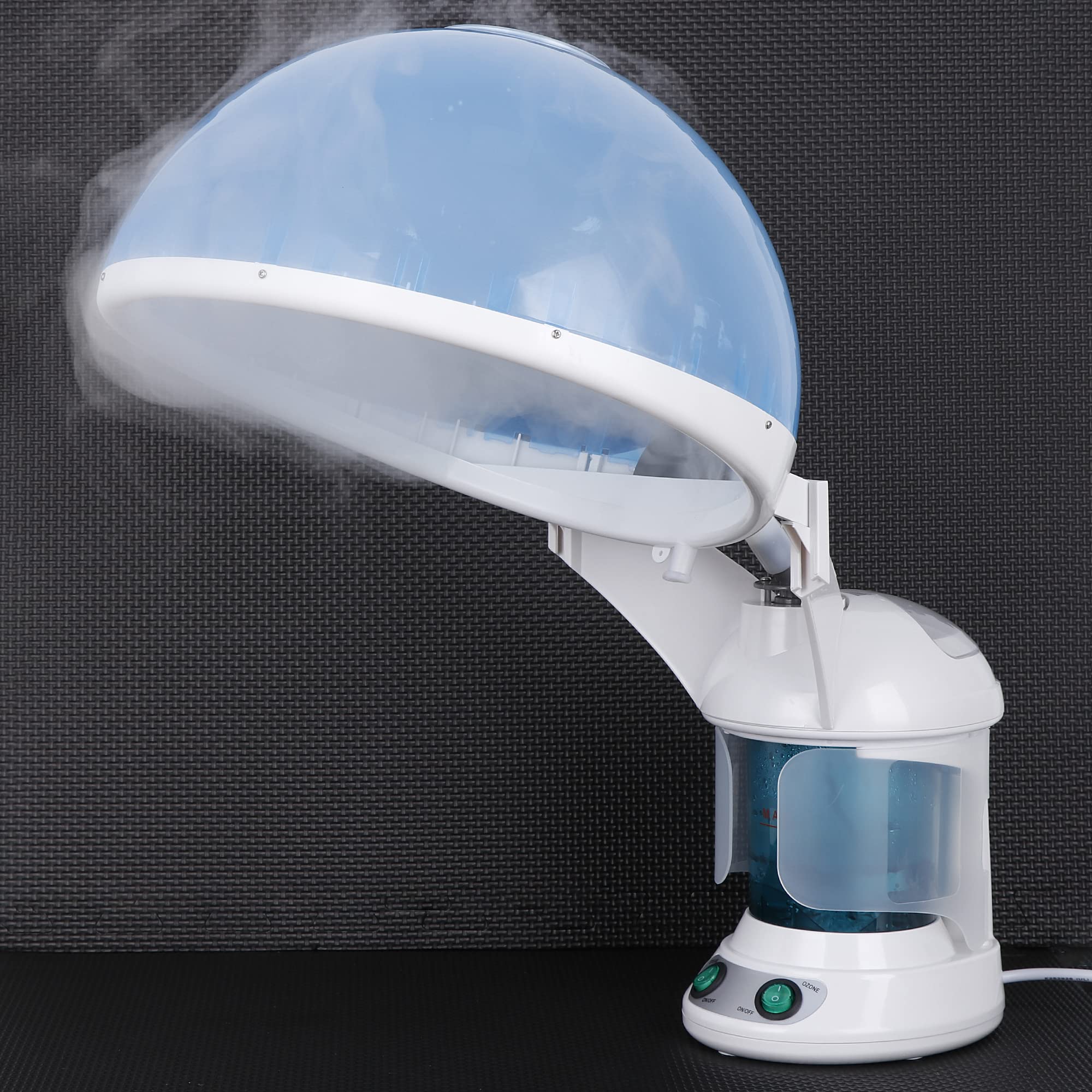 ZENY Portable Facial Steamer 2 in 1 Nano Ionic Face Steamer Humidifier and Hair Steamer with Hood, Face Steaming Warm Mist for Face Deep Cleaning Acne Blackhead, Home Sauna Spa