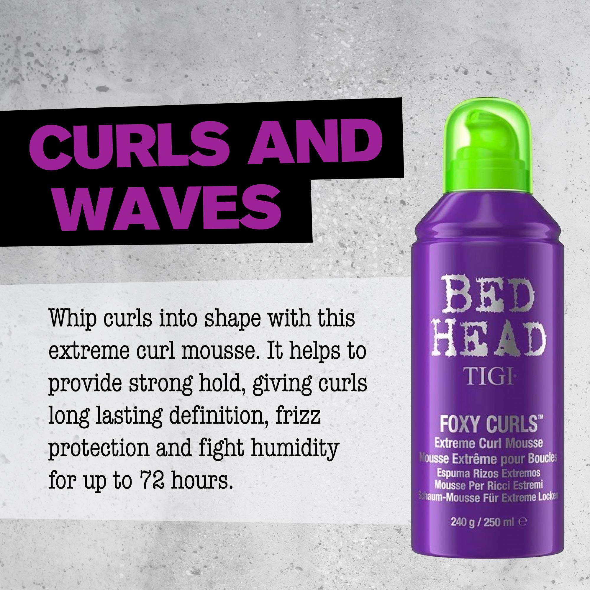 TIGI Bed Head Foxy Curls Extreme Curl Mousse, 8.45 Ounce Buy Online