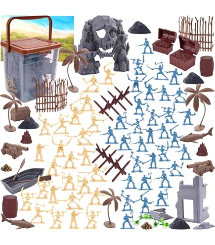 Amazon.com: Skeleton Warrior 20 Piece 2 inch Plastic Figure Set