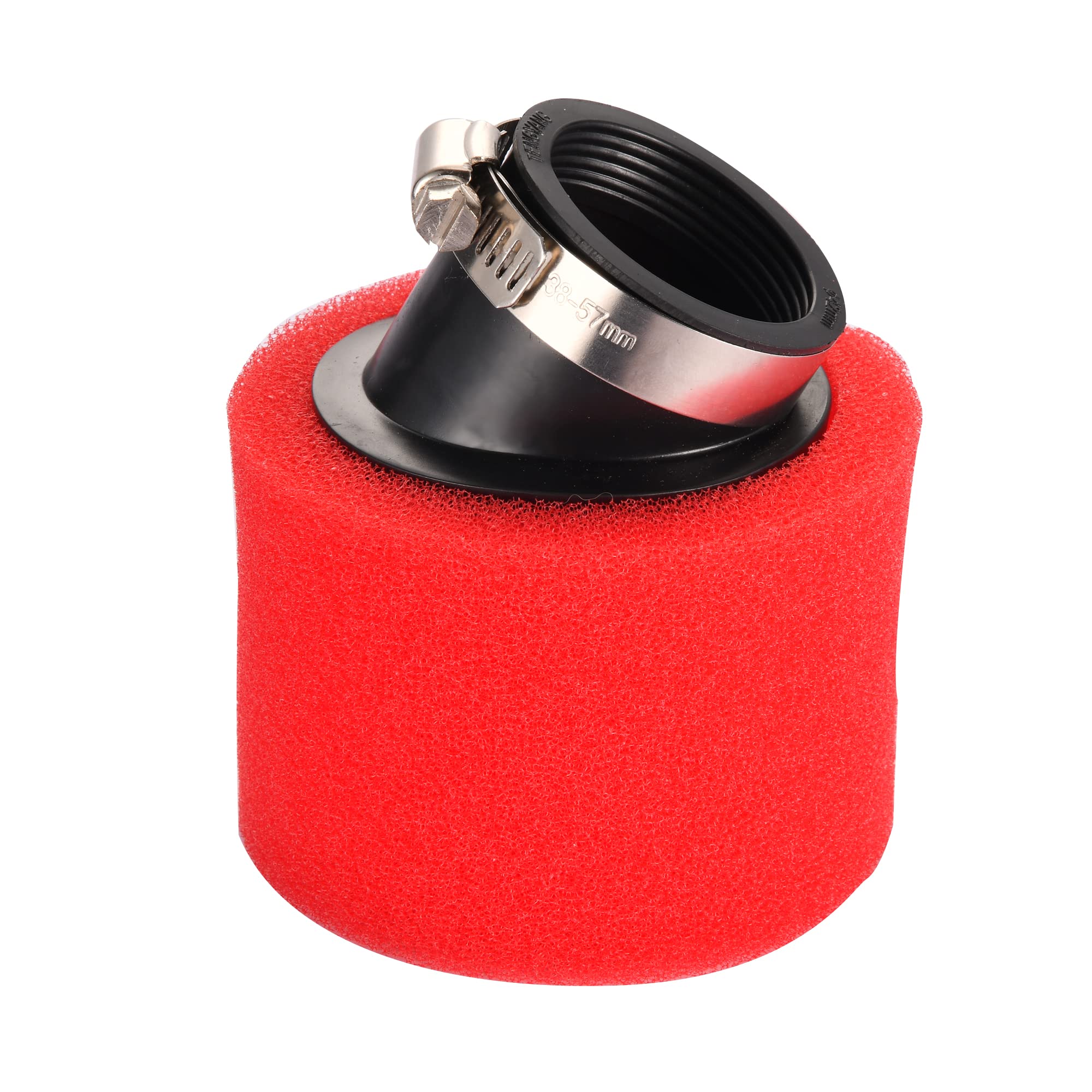 WOOSTAR 42mm Air Filter Foam Cleaner Replacement for 125cc 140cc 150cc 200cc CRF KLX ATV 4 Wheeler Quad Scooter Dirt Pit Bike Red