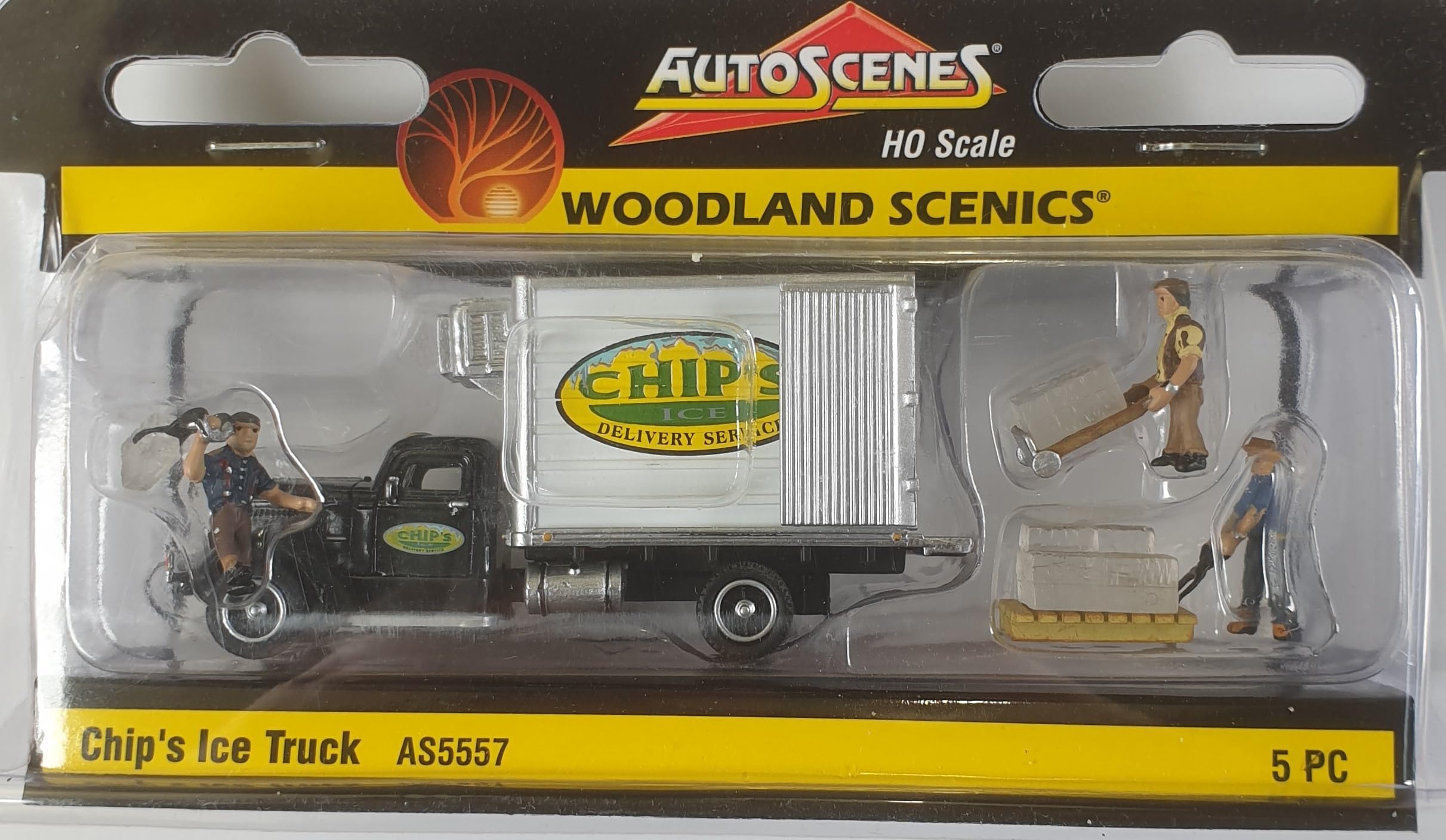 Woodland Scenics 5557 AS5557 Ice Blocks Ice Delivery Ice Transport Track HO H0 1:87 Ice Truck
