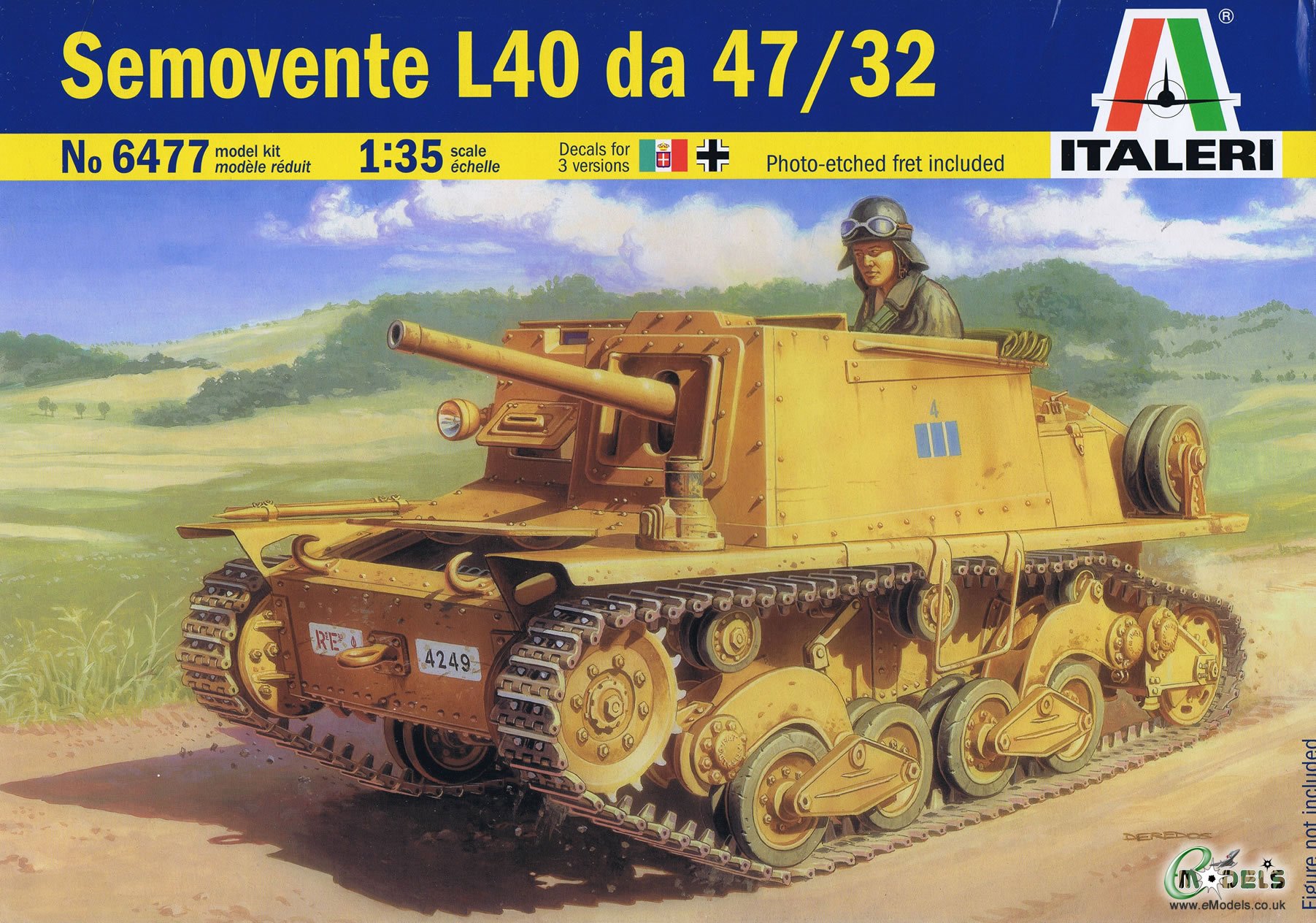 Italeri 6477S Semovente L 40 da 47/32
