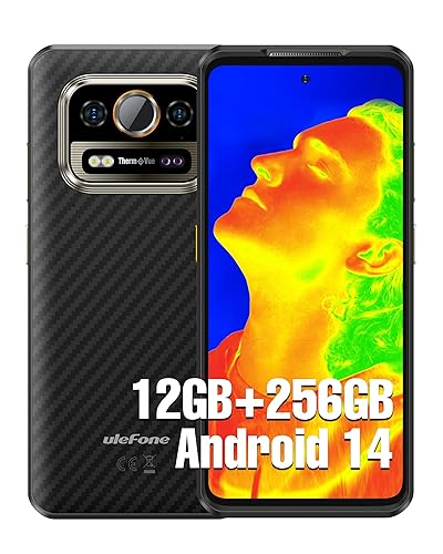 Ulefone Armor 25T 4G Rugged Phone, Thermal Imaging 64MP+50MP Camera,  12GB+256GB MTK Helio G99, 6500mAh(33W), 30W Wireless Charging, FHD+  120Hz